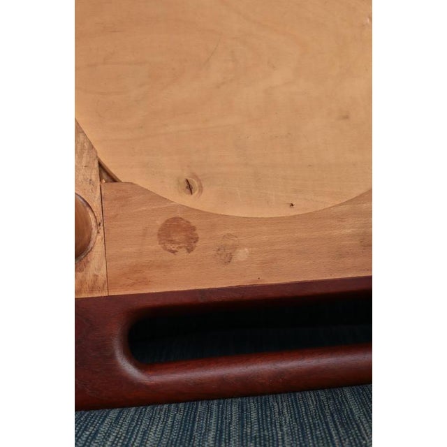 Set of Vintage Mama Bear Lounge Chair and Ottoman in Oak and Teak by Hans J. Wegner for A.P. Stolen, 1950s For Sale - Image 16 of 18