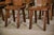 Brutalist Chairs in Elm from Aranjou, 1950s, Set of 8 For Sale - Image 12 of 14