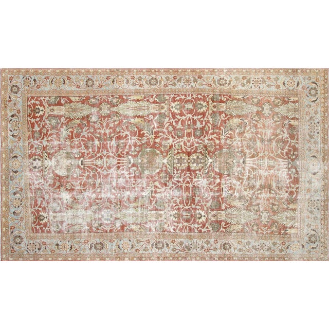 Textile 1940s Persian Mahal Rug For Sale - Image 7 of 7