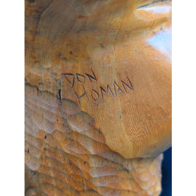 Wood 1970s Hand-Carved Teak Sculpture: "Torso" by Don Homan For Sale - Image 7 of 10