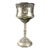 Vintage Israeli Sterling Silver Bezalel-Style Filigree Kiddush Cup by Zadok. For Sale