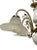 Vintage Art Nouveau Style Fleur De Lis Calla Lillies Shades 5 Arms Chandelier For Sale - Image 12 of 13
