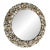 Palm Beach Seashell Encrusted Round Mirror Circa 1970s For Sale