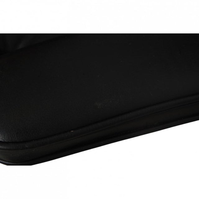 Set of Lounge Chair and Ottoman in Black Leather by Charles and Ray Eames, 2000s For Sale - Image 14 of 18