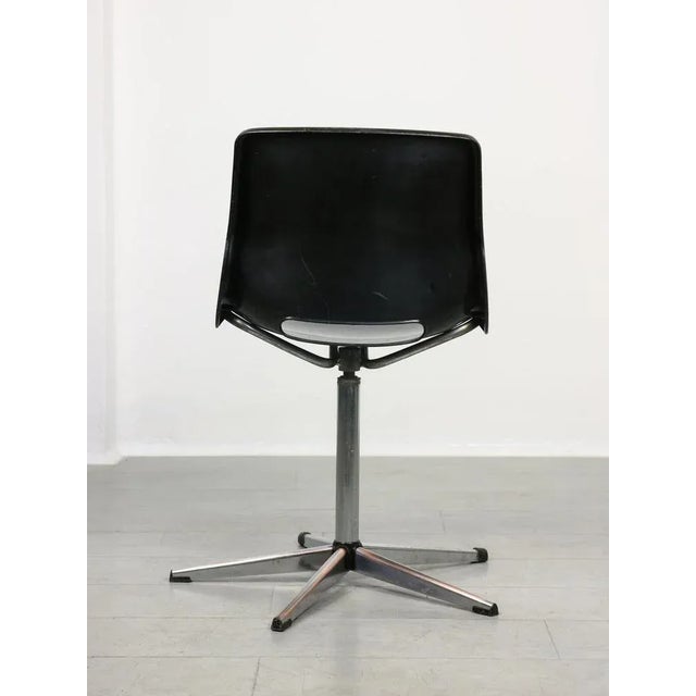Swedish Overman Office Swivel Chair in Black by Svante Schöblom, 1970s For Sale - Image 4 of 18