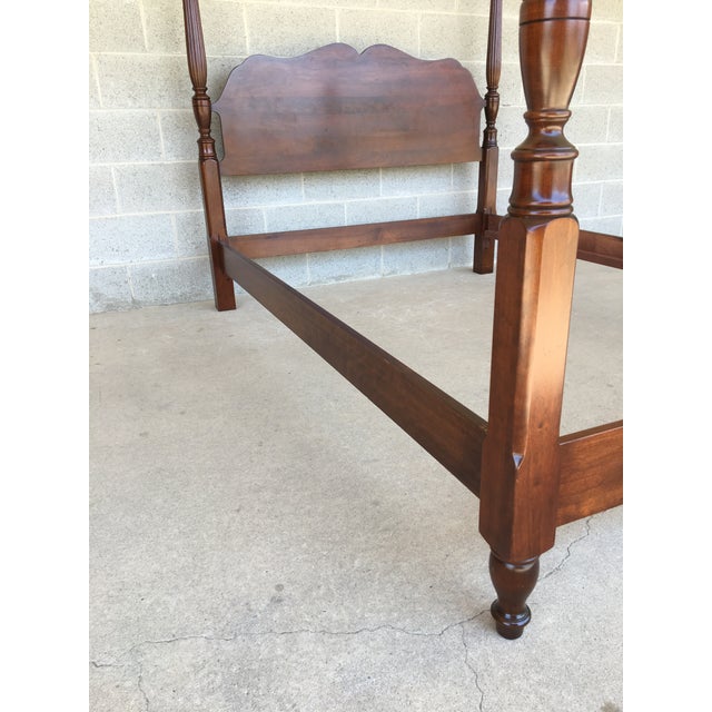 1980s Pennsylvania House Cherry Chippendale Style Double ...