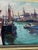 Emile Albert Gruppe " Morning in Gloucester" Harbor Scene Oil Painting Cape Ann School 30" X 25" For Sale - Image 10 of 17