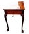 Chippendale Elegant Chippendale Style Mahogany Writing & Console Table 1920 For Sale - Image 3 of 12