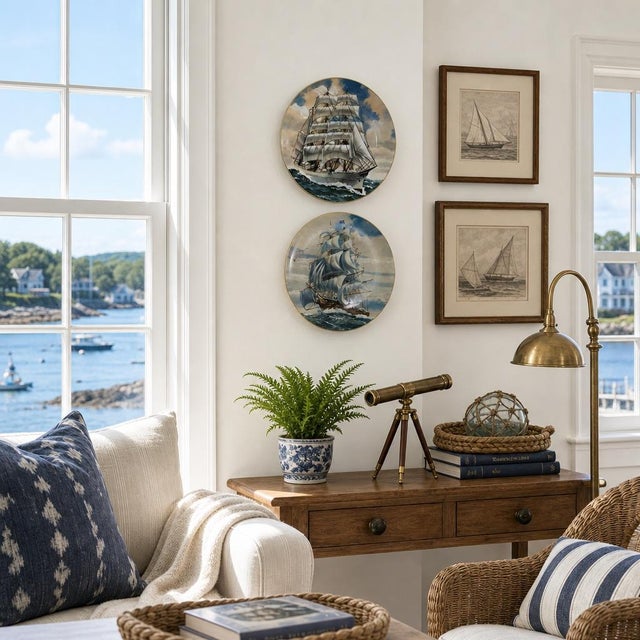 A beautifully detailed pair of limited‑edition Rosenthal porcelain plates created exclusively for The Danbury Mint as part...