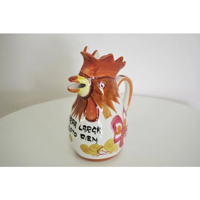 Rooster-Shaped Jug from Bassano, 1970s For Sale - Image 9 of 10
