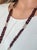 Metal 18th Century Artifact Mogul Estate Rock Crystal Ram Head Amulet and Garnet Beads Necklace For Sale - Image 7 of 10