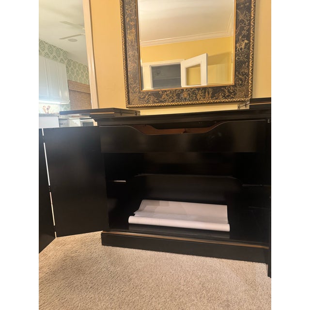 1980s 1980s Drexel Et Cetera Chinoiserie Flip-Top Server For Sale - Image 5 of 7