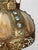 Glass Vintage 40" Hollywood Regency Gold Slag Glass Jeweled Crown Table Lamp For Sale - Image 7 of 13