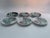 Set of Six Patrick Frey for Philippe Deshoulieres .Vendanges “Grape Harvest” Porcelain Plates from Limoges, France....