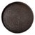 2020s Artifacts Rattan Round Serving / Ottoman Tray in Tudor Black - 19" For Sale - Image 5 of 6
