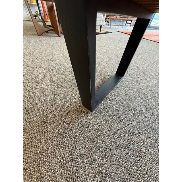 Mid Century Modern Slat Bench / Coffee Table Designed Attributed to George Nelson for Herman Miller For Sale - Image 12 of 12
