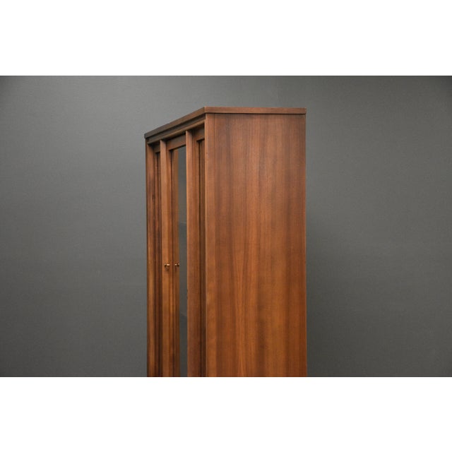 Wood 1960s Kent Coffey Perspecta Walnut and Rosewood Credenza Hutch For Sale - Image 7 of 13