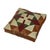 1960s Vintage Patchwork Cushion with Diamond Pattern in Faux Leather, 1960s For Sale - Image 5 of 15