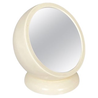 Italian Space Age Adjustable Table Mirror in Plastic attributed to Filippo Panseca, 1970s For Sale