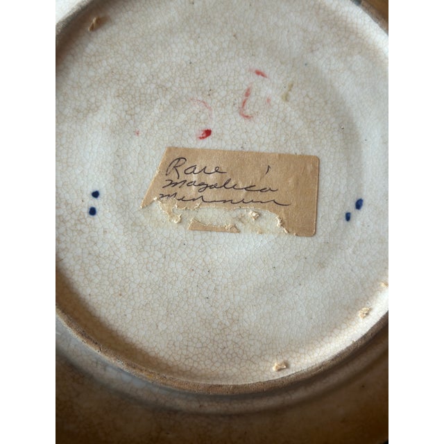 Mid-Century Modern Midcentury Modern Studio Pottery Plate For Sale - Image 3 of 9