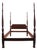 Thomasville Furniture Mahogany Collection Traditional Style Queen Size Four Poster Bed 14511-575 For Sale