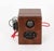 Vintage Black Bakelite Rotary Wall Cradle Telephone and Dictograph, 1940s, Set of 2 For Sale - Image 11 of 17