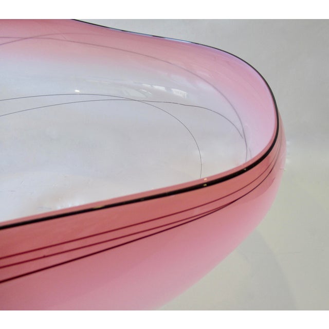 Late 1970's Signed Dale Chihuly Blown "Glass Basket," Series Ensemble Sculptural Set of 8-Pieces For Sale - Image 18 of 18