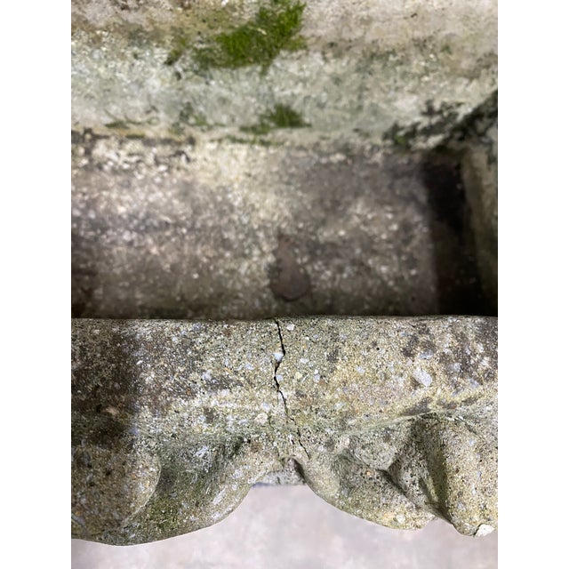 1940s Mid-Century Neoclassical Cherub Relief Trough — Charleston Estate Rescue For Sale - Image 16 of 16