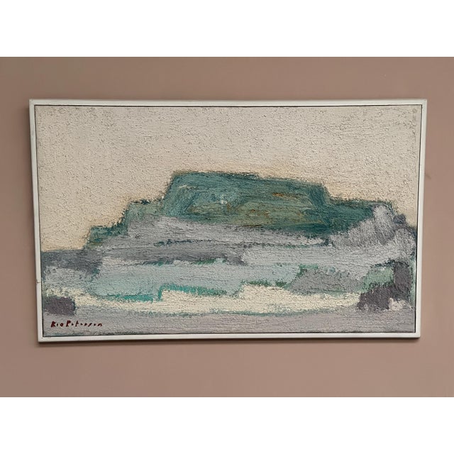 Original Vintage Swedish Oil on Canvas – “Fjället, Orcheta” by Birger Bia Peterson (1916–1997) – Signed & Dated – Vintage...