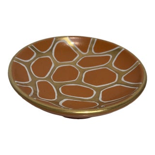 Giraffe Print Decorative Bowl For Sale