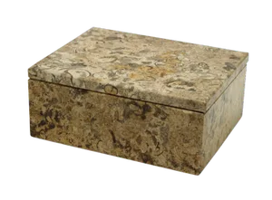 Tan Marble Keepsake Box