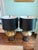 Mid 20th Century Pair of Large Brass Table Lamps For Sale - Image 10 of 11
