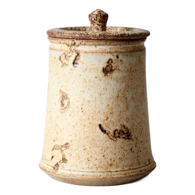 Vintage Studio Pottery Jar For Sale