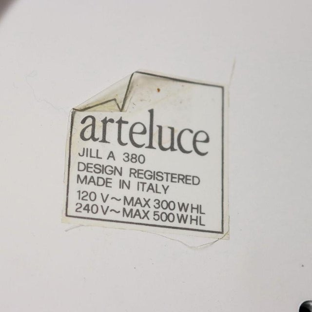Jill Lamp from Arteluce, 1980s For Sale - Image 9 of 10