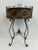 1950s Vintage Wrought Iron Plant Stand – Decorative Scrollwork Jardinière For Sale - Image 5 of 7
