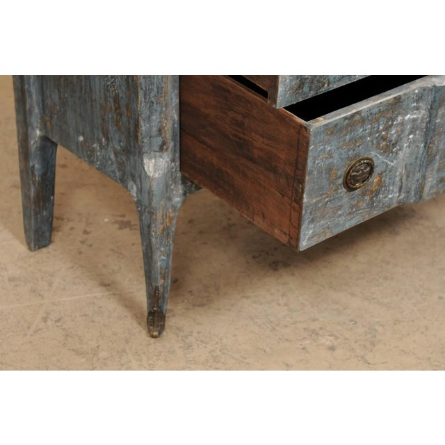 Early 20th Century Neoclassical Commode with Black Marble Top For Sale - Image 11 of 11