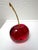 Contemporary Vintage Anthropologie Large Glass Cherry Paperweight For Sale - Image 3 of 6