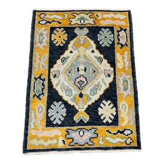 Turkish Oushak Rug 2'2" x 2'11" For Sale