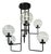 21st Century Clear Murano Eclipse Flush Mount by Fabio LTD For Sale