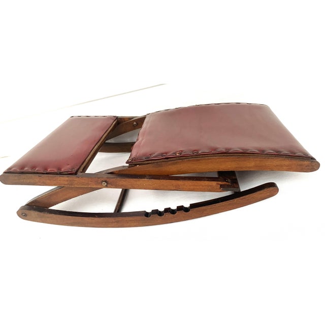 Folding Pouf with Adjustable Height, 1940s For Sale - Image 13 of 17