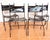 Metal Vintage Dining Chairs in Leather and Wrought Iron, 1970s, Set of 4 For Sale - Image 7 of 18