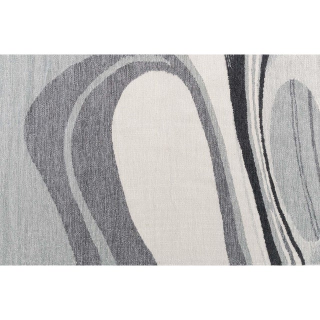 Modern “Cyclone” Abstract Flat-Weave Rug by Doris Leslie Blau For Sale In New York - Image 6 of 9