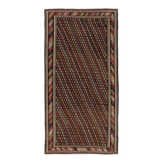 Vintage Persian Kilim, Tribal Geometric Motifs in Vibrant Hues - Rug & Kilim For Sale