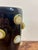 Vintage Monumental Murano Black Glass Vase With Applied Glass Rose Medallions For Sale - Image 9 of 10