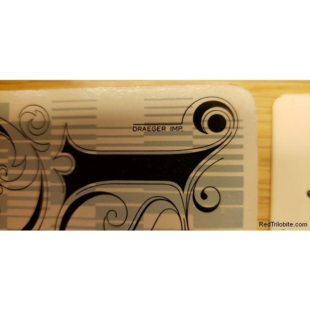 2 Sets of “Classique” Playing Cards by Draeger Frères Enclosed in a Red Leather Case For Sale In Boston - Image 6 of 10