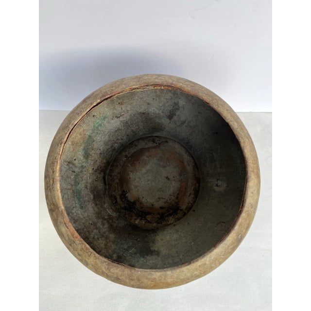 Metal Rustic Copper Planter For Sale - Image 7 of 10