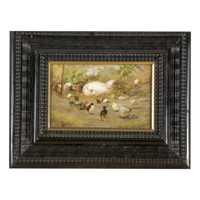 Temistocle Lamesi, 1890s, Walnut, Framed For Sale