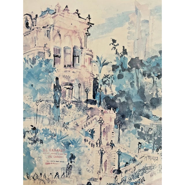 Mid 20th Century LeRoy Neiman Mid Century Authentic Framed Signed Lithograph and Art Book Set For Sale - Image 5 of 17