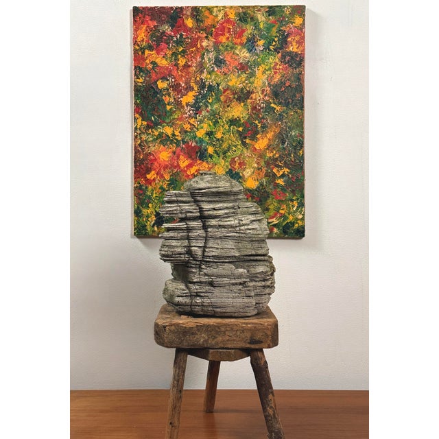 "Untitled" Abstract Expressionist Oil Painting Fran Cunningham This dynamic impasto-laden work exemplifies Abstract...