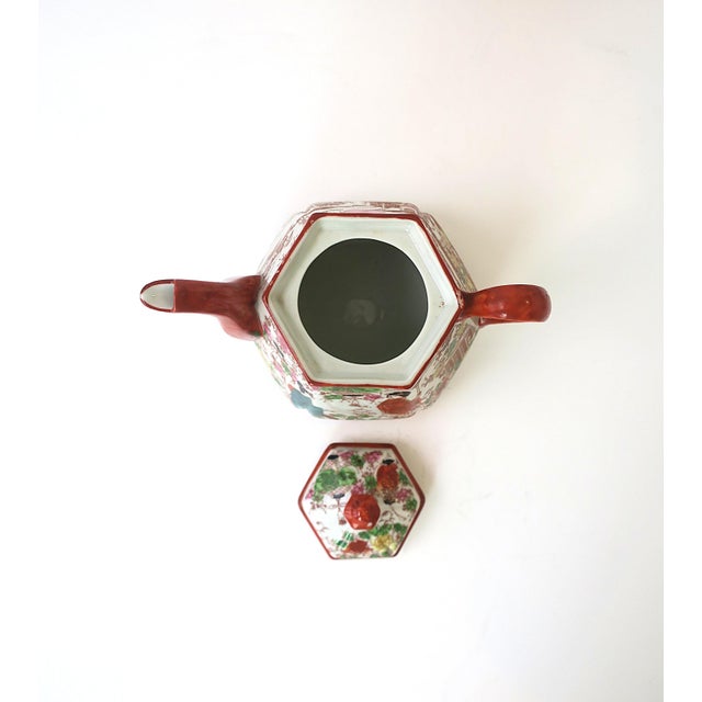 Ceramic Japanese Porcelain Tea Coffee Set, Satsuma Art Nouveau Style, Mid-20th Century For Sale - Image 7 of 14